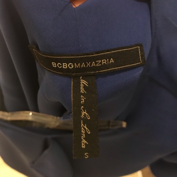 BCBG Short Sleeve Ruffle Swing Dress Sz S - Picture 3 of 6